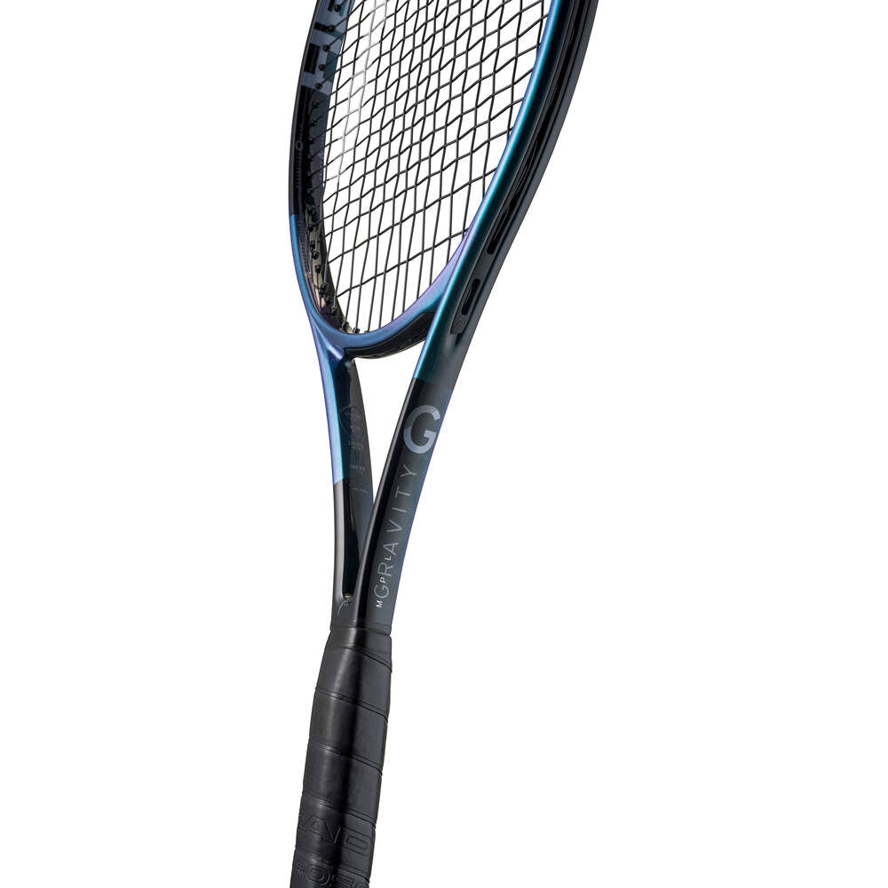 Head Gravity MP L 2025 Tennis Racquet, angled view