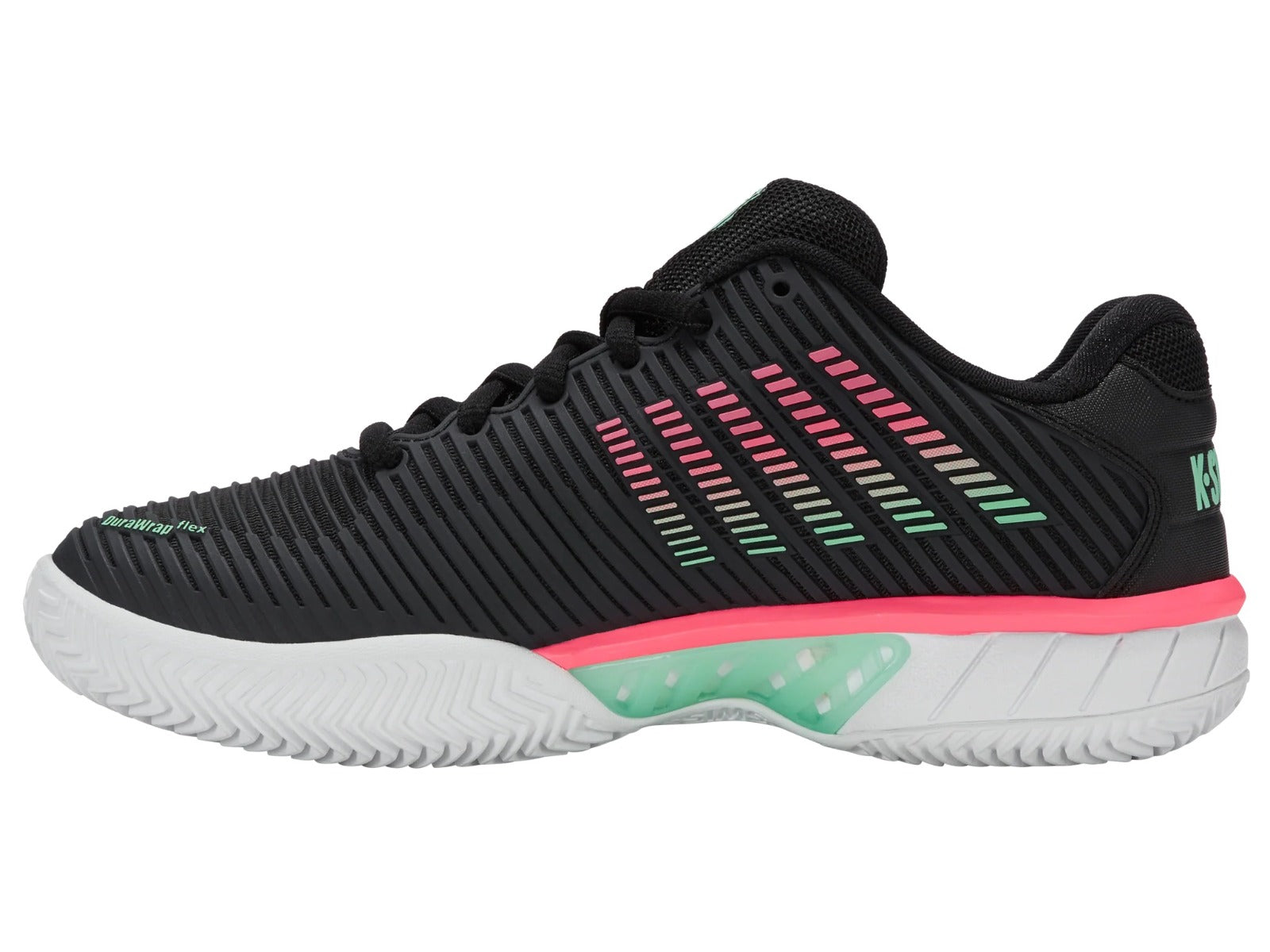 KSwiss Hypercourt Express 2 Clay Black Womens Tennis Shoe