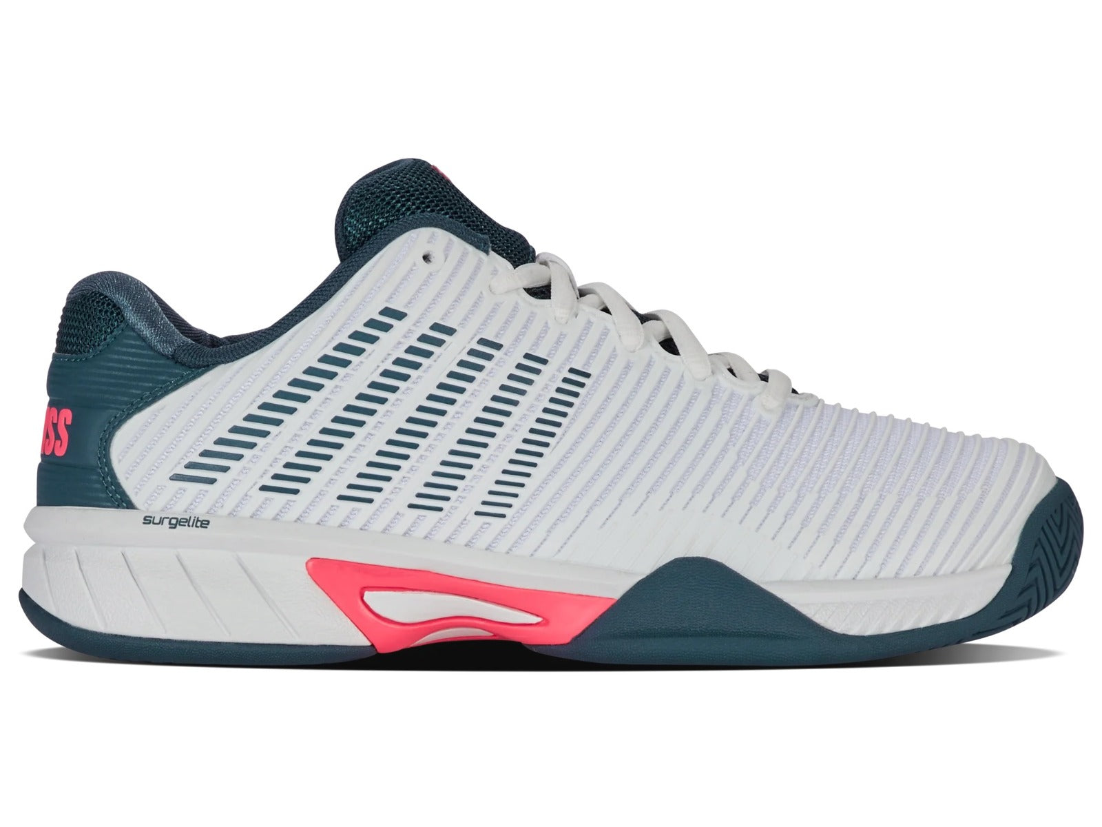 KSwiss Hypercourt Express 2 Kids White Tennis Shoe, main product view