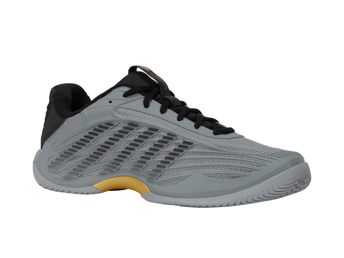 KSwiss Hypercourt Express 3 AC Grey/Gold Mens Tennis Shoe