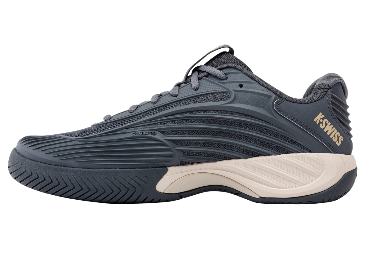 KSwiss Hypercourt Express 3 AC Grey Mens Tennis Shoe, inner side view