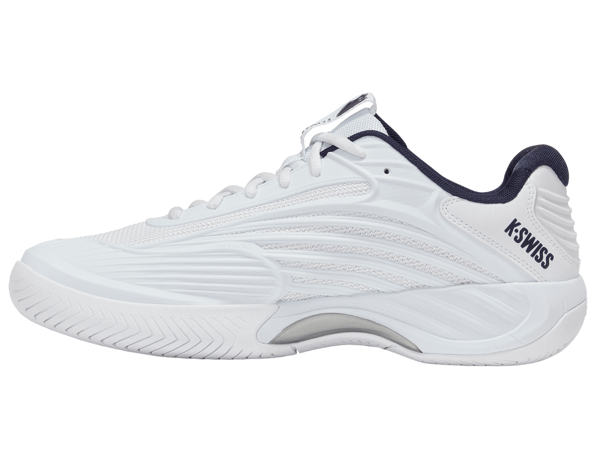 KSwiss Hypercourt Express 3 AC White/Silver Mens Tennis Shoe