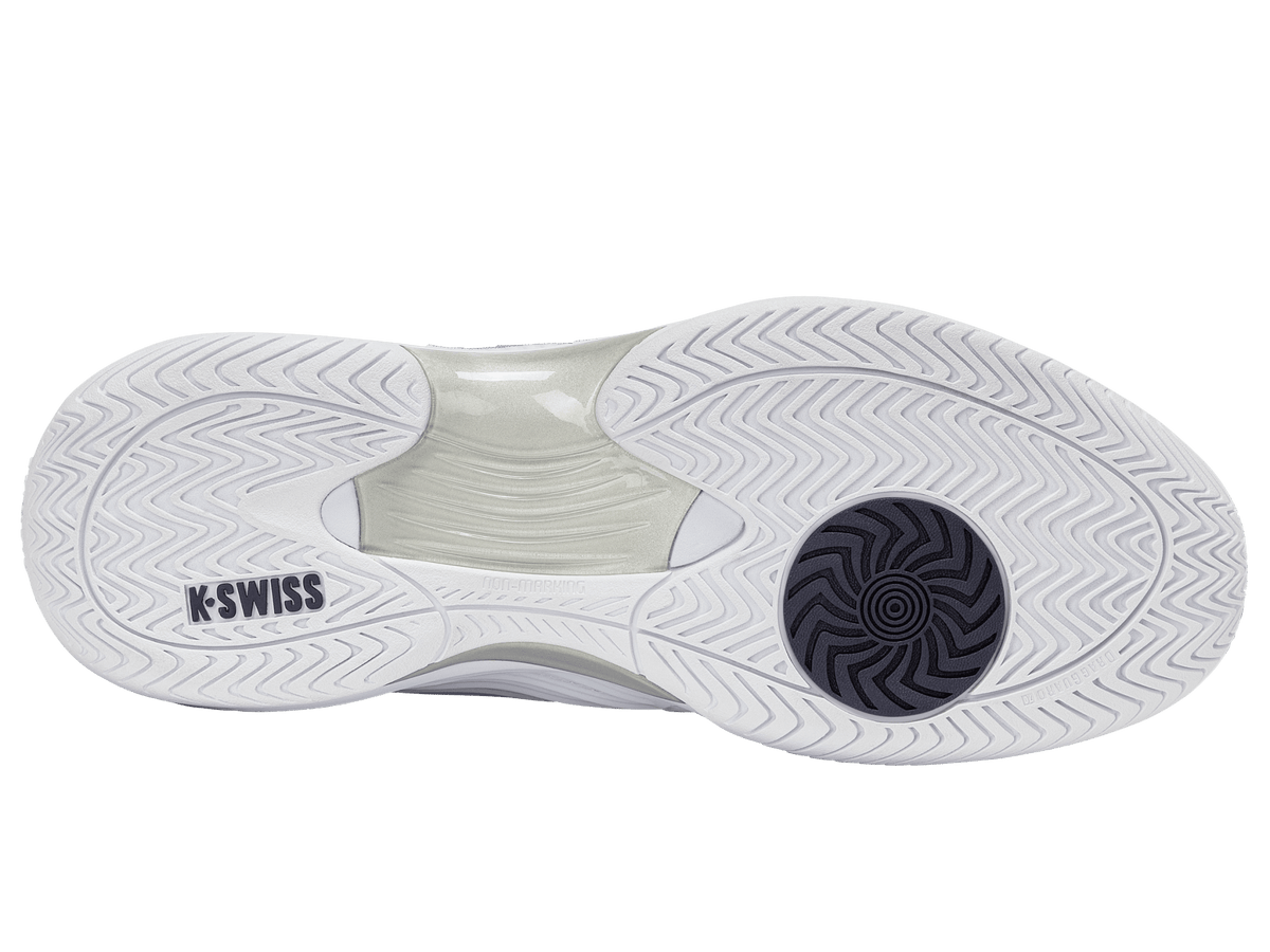 KSwiss Hypercourt Express 3 AC White/Silver Mens Tennis Shoe