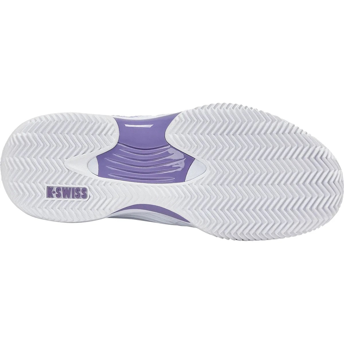 KSwiss Hypercourt Express 3 Clay White/Purple Womens Tennis Shoe