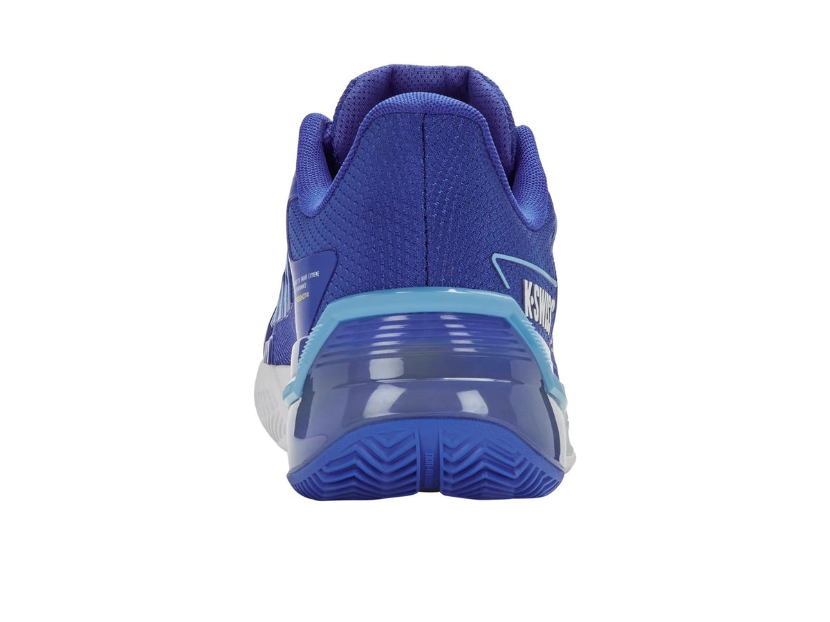 KSwiss Ultrashot 4 Clay Mens Tennis Shoe, rear view showing the heel counter