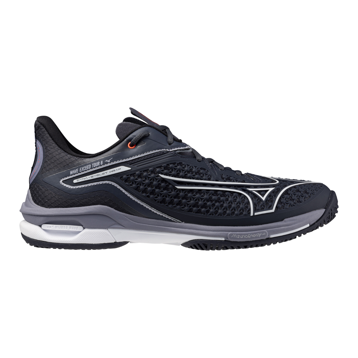 Mizuno Wave Exceed Tour 6 CC Clay Grey Tennis Shoe