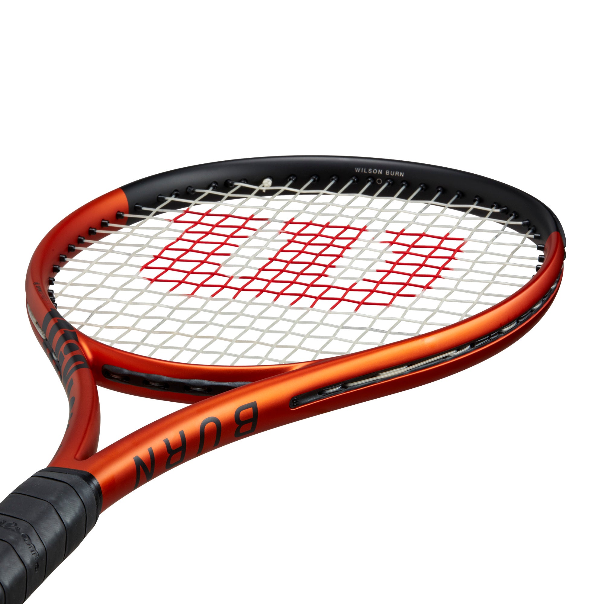 Wilson Burn 100LS V5 Tennis Racquet, angled view