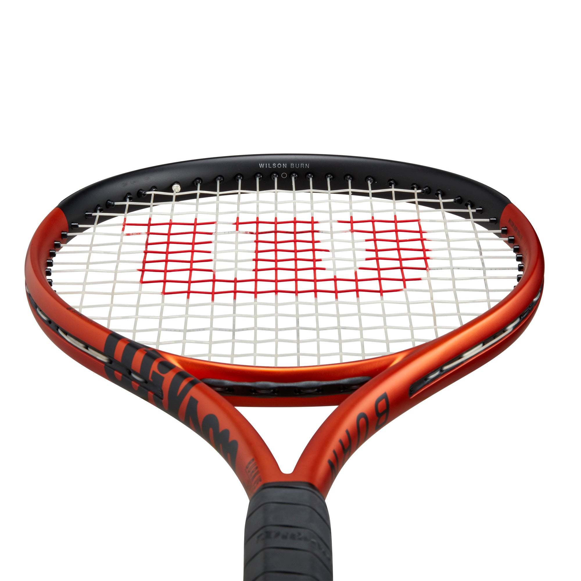 Wilson Burn 100ULS V5 Tennis Racquet, angled view