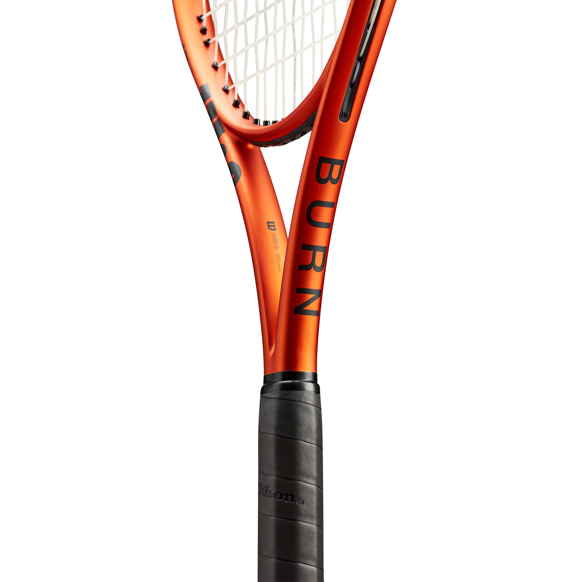 Wilson Burn 100ULS V5 Tennis Racquet, throat and specifications detail