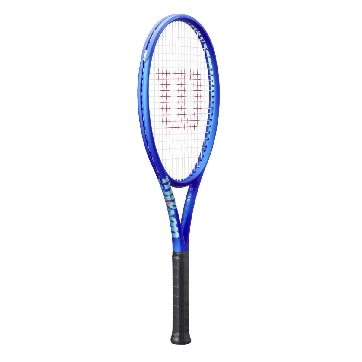 Wilson Ultra 100 v5 Tennis Racquet, angled view