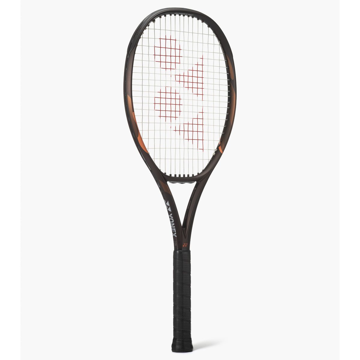 Yonex Ezone 100 Espresso Brown Tennis Racquet, angled view
