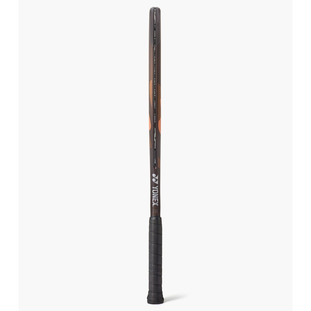 Yonex Ezone 100 Espresso Brown Tennis Racquet, side profile view