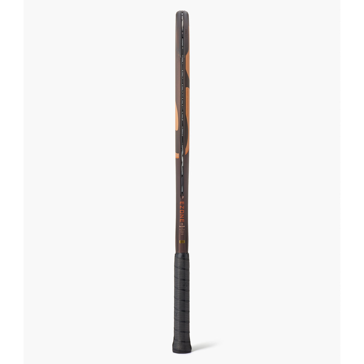 Yonex Ezone Alpha Espresso Brown Tennis Racquet, side profile view