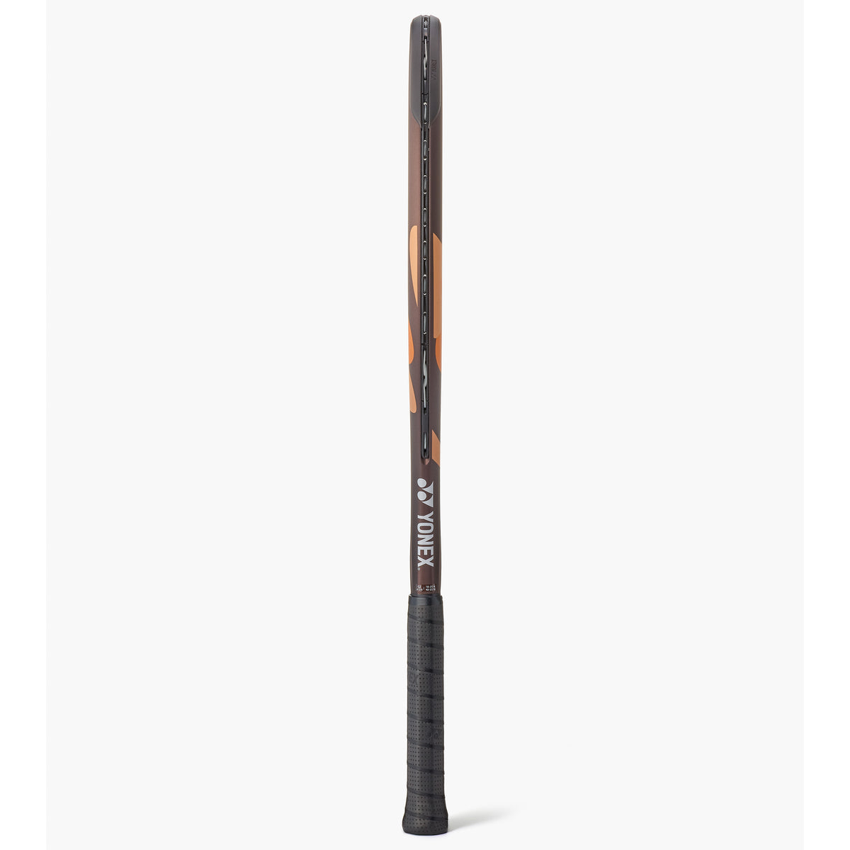 Yonex Ezone Alpha Espresso Brown Tennis Racquet, side profile view