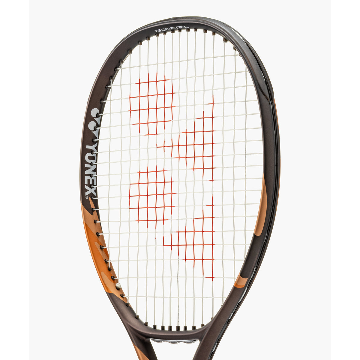 Yonex Ezone Alpha SL Espresso Brown Tennis Racquet, angled view